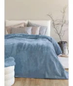 Κουβέρτα Βελουτέ 160x220 Palamaiki DREAM VELOUR/3 DENIM
