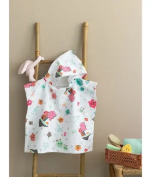 Poncho baby 60x120 NB0141 GIRL Palamaiki