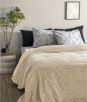 Κουβέρτα Fleece ASTER CREME Palamaiki