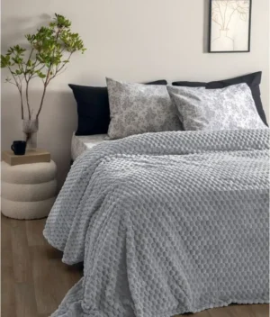 Κουβέρτα Fleece  ASTER GREY Palamaiki